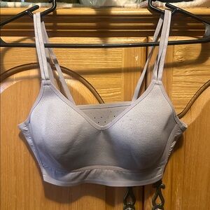 Nike Dri-FIT Light Gray Sports Bra